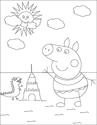 Peppa Pig Coloring Pages | Printable Coloring Pages