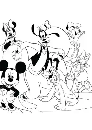 Mickey Mouse Clubhouse Coloring Pages | Printable Coloring Pages